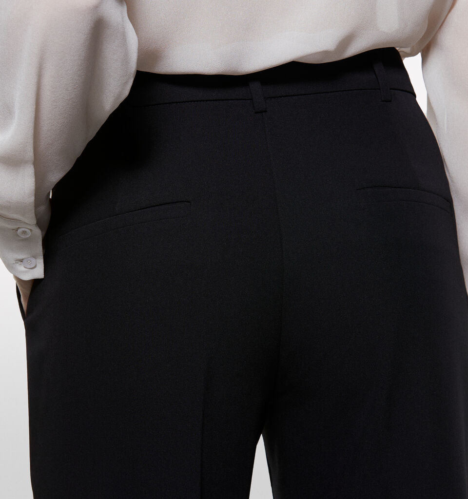 Pantalon palazzo noir - pantalons palazzo pour femme - Noir | Sisley image number 4